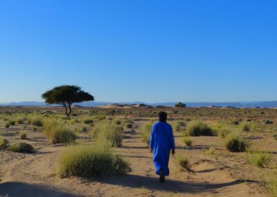 Randonnée dans le désert au Maroc