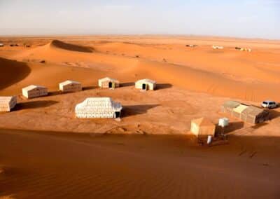 Bivouac dans le désert marocain