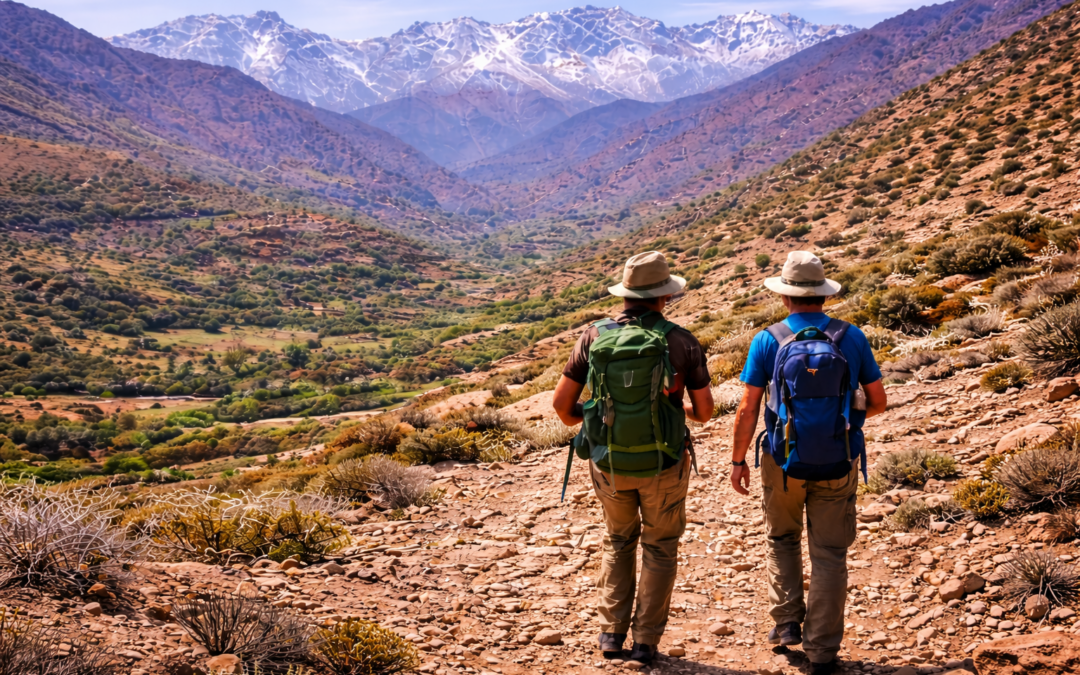 Trekking désert marocain depuis Marrakech : itinéraire vers Merzouga et Chegaga